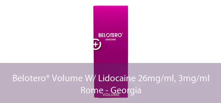 Belotero® Volume W/ Lidocaine 26mg/ml, 3mg/ml Rome - Georgia