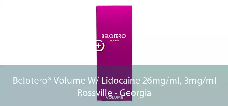 Belotero® Volume W/ Lidocaine 26mg/ml, 3mg/ml Rossville - Georgia