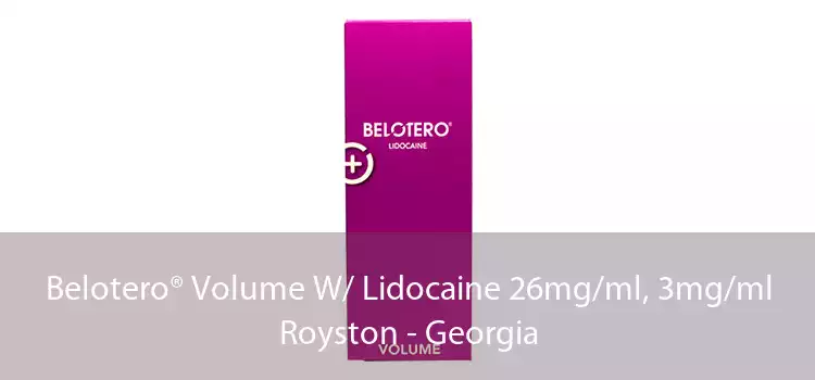 Belotero® Volume W/ Lidocaine 26mg/ml, 3mg/ml Royston - Georgia