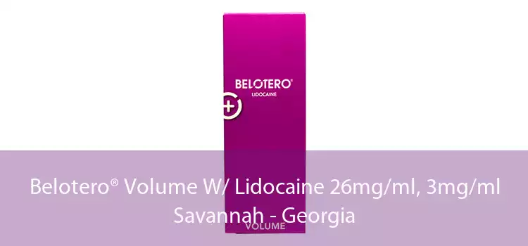 Belotero® Volume W/ Lidocaine 26mg/ml, 3mg/ml Savannah - Georgia