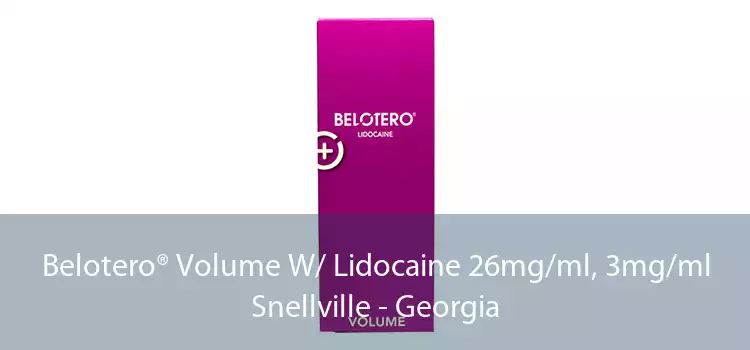 Belotero® Volume W/ Lidocaine 26mg/ml, 3mg/ml Snellville - Georgia