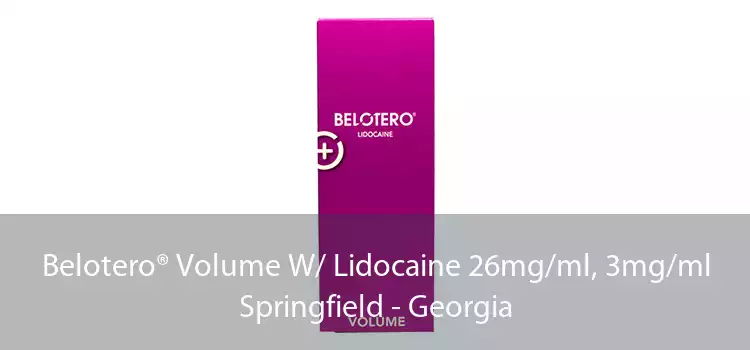 Belotero® Volume W/ Lidocaine 26mg/ml, 3mg/ml Springfield - Georgia