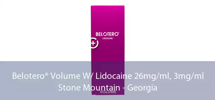 Belotero® Volume W/ Lidocaine 26mg/ml, 3mg/ml Stone Mountain - Georgia