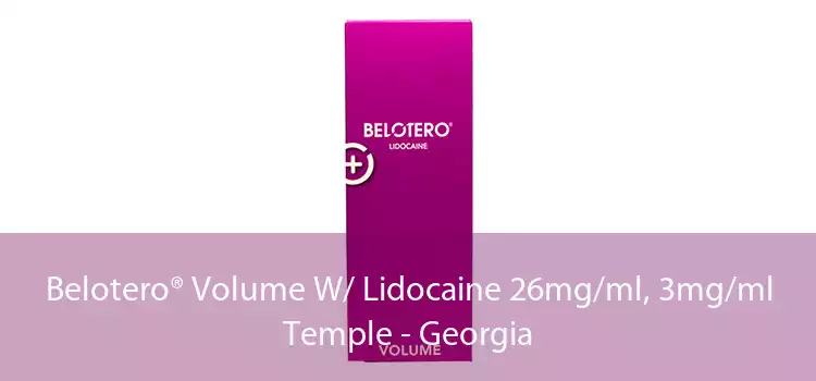 Belotero® Volume W/ Lidocaine 26mg/ml, 3mg/ml Temple - Georgia