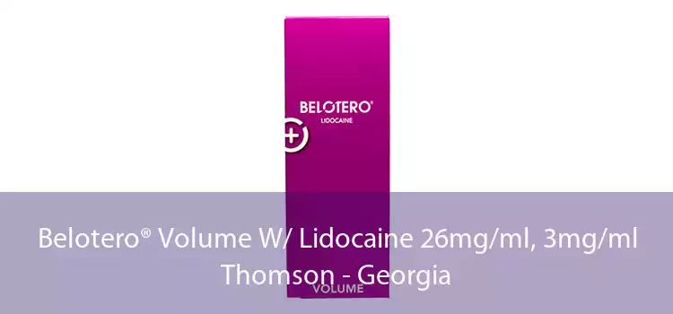 Belotero® Volume W/ Lidocaine 26mg/ml, 3mg/ml Thomson - Georgia