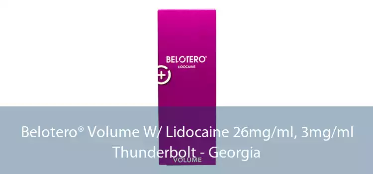 Belotero® Volume W/ Lidocaine 26mg/ml, 3mg/ml Thunderbolt - Georgia