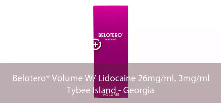 Belotero® Volume W/ Lidocaine 26mg/ml, 3mg/ml Tybee Island - Georgia