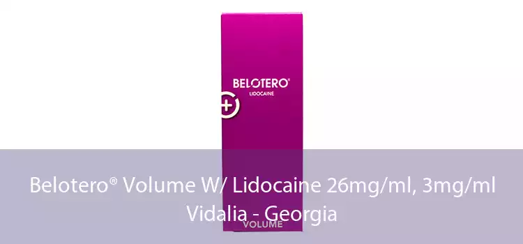 Belotero® Volume W/ Lidocaine 26mg/ml, 3mg/ml Vidalia - Georgia