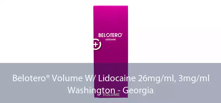 Belotero® Volume W/ Lidocaine 26mg/ml, 3mg/ml Washington - Georgia