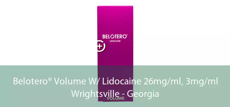 Belotero® Volume W/ Lidocaine 26mg/ml, 3mg/ml Wrightsville - Georgia