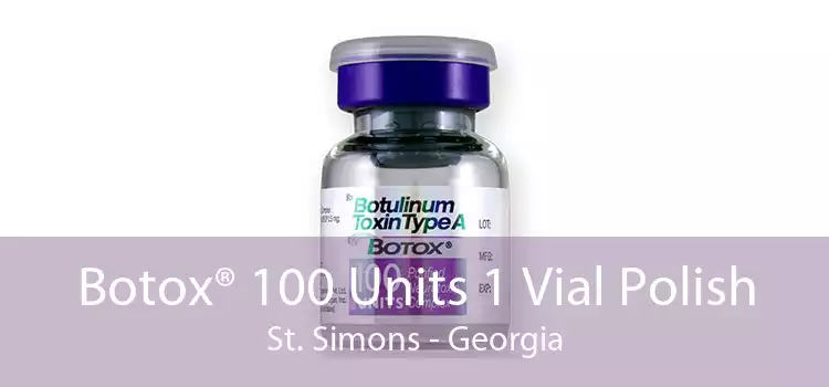 Botox® 100 Units 1 Vial Polish St. Simons - Georgia