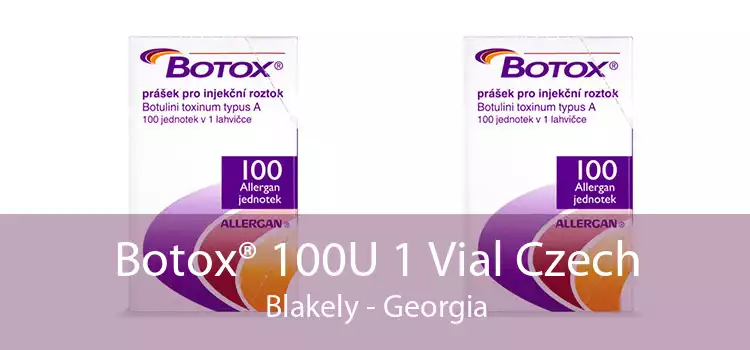 Botox® 100U 1 Vial Czech Blakely - Georgia