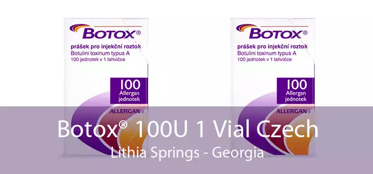 Botox® 100U 1 Vial Czech Lithia Springs - Georgia