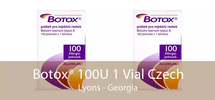 Botox® 100U 1 Vial Czech Lyons - Georgia