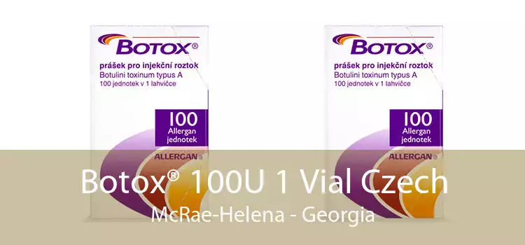 Botox® 100U 1 Vial Czech McRae-Helena - Georgia
