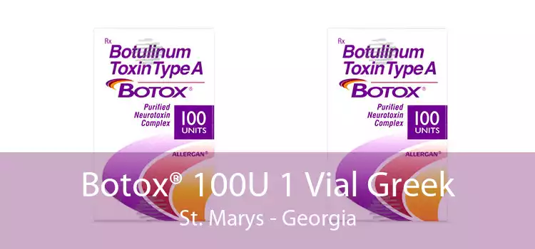 Botox® 100U 1 Vial Greek St. Marys - Georgia