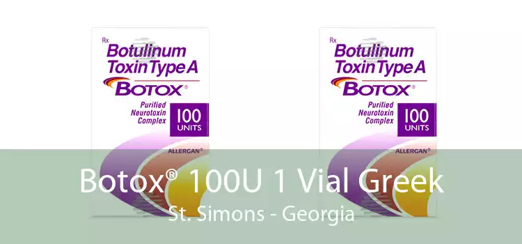 Botox® 100U 1 Vial Greek St. Simons - Georgia