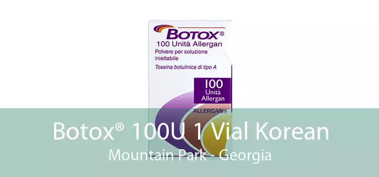 Botox® 100U 1 Vial Korean Mountain Park - Georgia