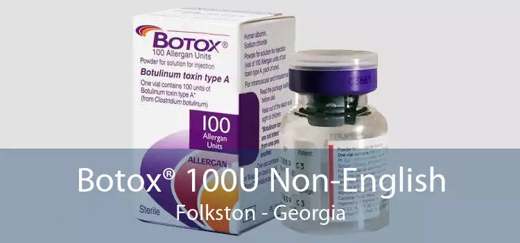 Botox® 100U Non-English Folkston - Georgia