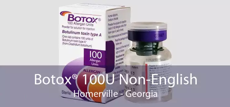 Botox® 100U Non-English Homerville - Georgia