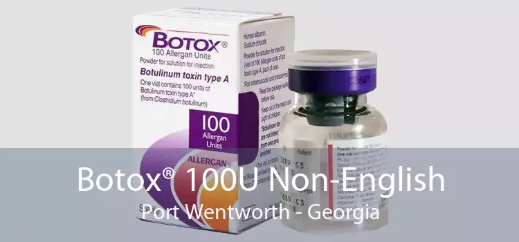 Botox® 100U Non-English Port Wentworth - Georgia