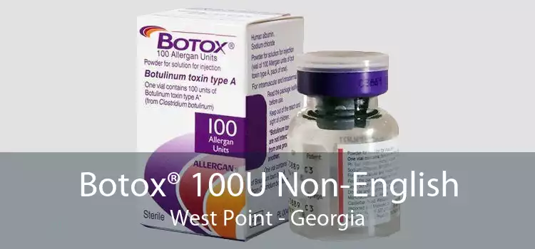 Botox® 100U Non-English West Point - Georgia