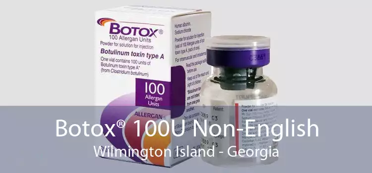 Botox® 100U Non-English Wilmington Island - Georgia