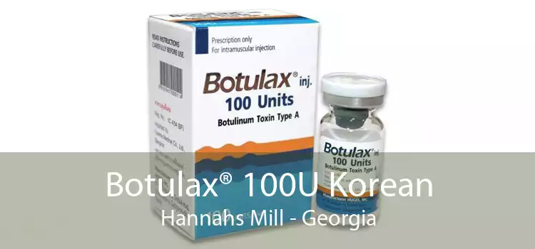 Botulax® 100U Korean Hannahs Mill - Georgia