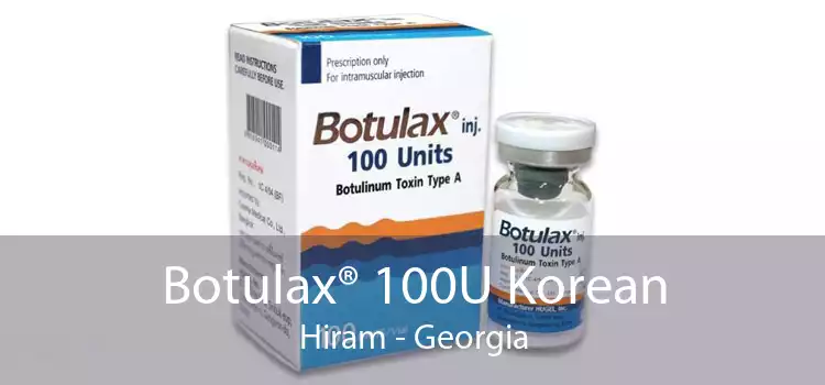 Botulax® 100U Korean Hiram - Georgia