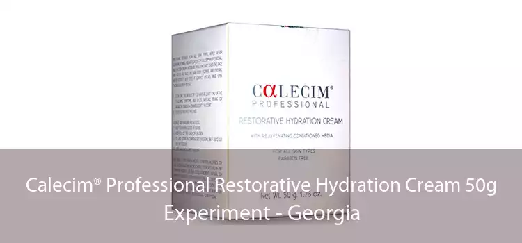 Calecim® Professional Restorative Hydration Cream 50g Experiment - Georgia