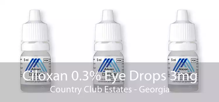Ciloxan 0.3% Eye Drops 3mg Country Club Estates - Georgia