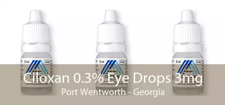 Ciloxan 0.3% Eye Drops 3mg Port Wentworth - Georgia