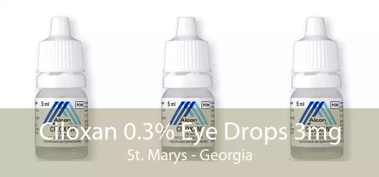 Ciloxan 0.3% Eye Drops 3mg St. Marys - Georgia