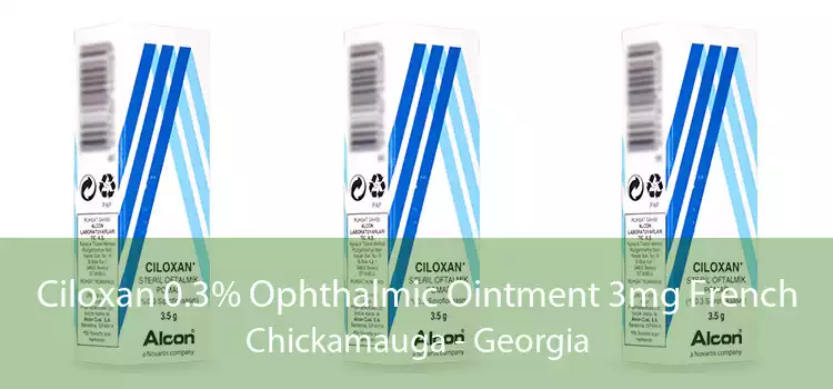 Ciloxan 0.3% Ophthalmic Ointment 3mg French Chickamauga - Georgia