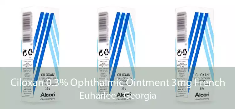 Ciloxan 0.3% Ophthalmic Ointment 3mg French Euharlee - Georgia