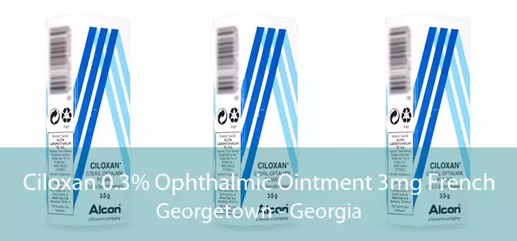 Ciloxan 0.3% Ophthalmic Ointment 3mg French Georgetown - Georgia