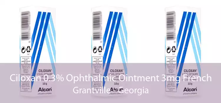 Ciloxan 0.3% Ophthalmic Ointment 3mg French Grantville - Georgia