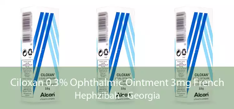 Ciloxan 0.3% Ophthalmic Ointment 3mg French Hephzibah - Georgia