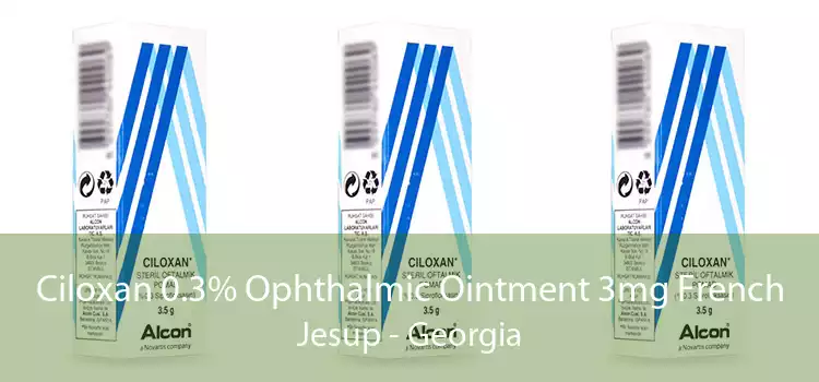 Ciloxan 0.3% Ophthalmic Ointment 3mg French Jesup - Georgia