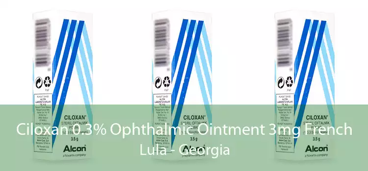 Ciloxan 0.3% Ophthalmic Ointment 3mg French Lula - Georgia