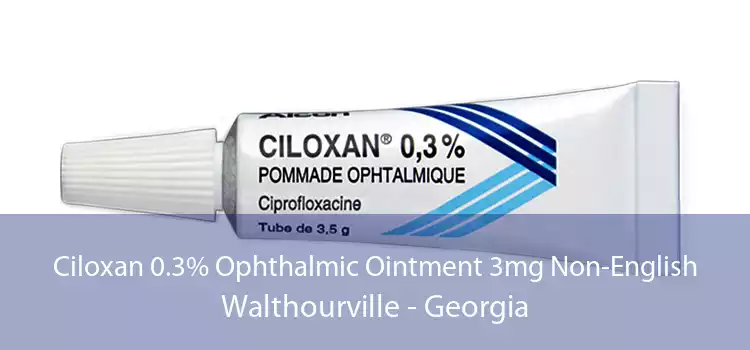 Ciloxan 0.3% Ophthalmic Ointment 3mg Non-English Walthourville - Georgia
