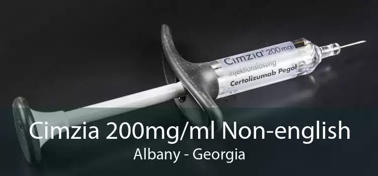 Cimzia 200mg/ml Non-english Albany - Georgia