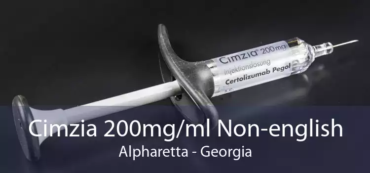 Cimzia 200mg/ml Non-english Alpharetta - Georgia