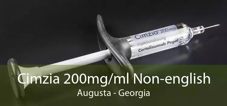 Cimzia 200mg/ml Non-english Augusta - Georgia