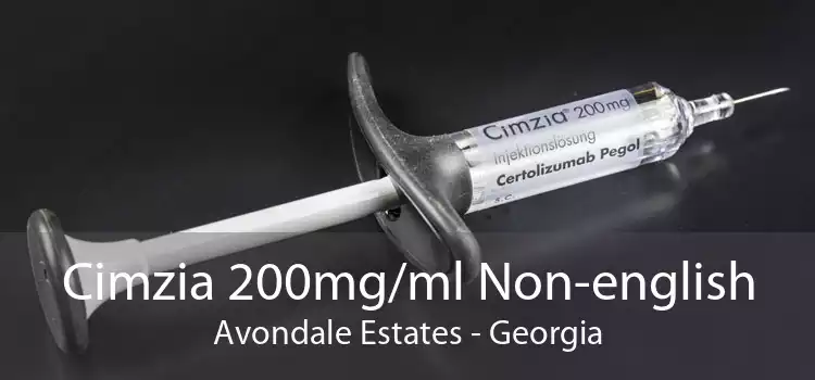 Cimzia 200mg/ml Non-english Avondale Estates - Georgia
