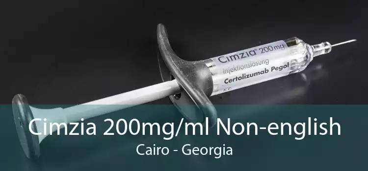 Cimzia 200mg/ml Non-english Cairo - Georgia