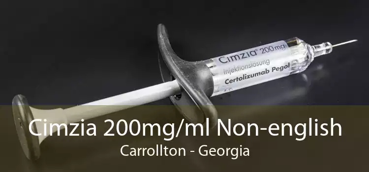 Cimzia 200mg/ml Non-english Carrollton - Georgia