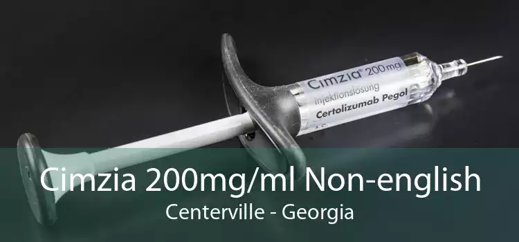 Cimzia 200mg/ml Non-english Centerville - Georgia