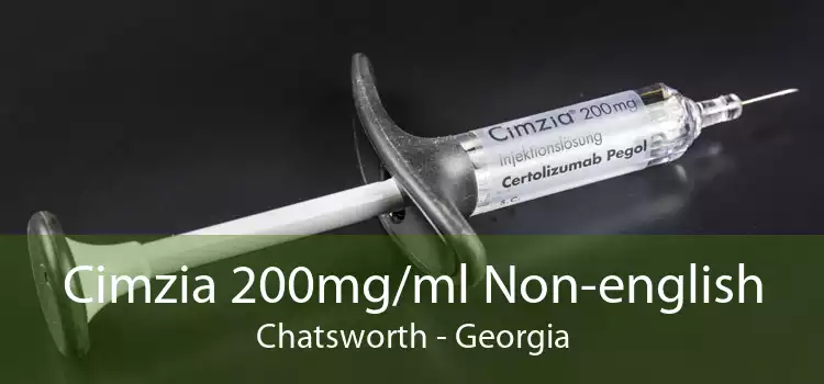 Cimzia 200mg/ml Non-english Chatsworth - Georgia