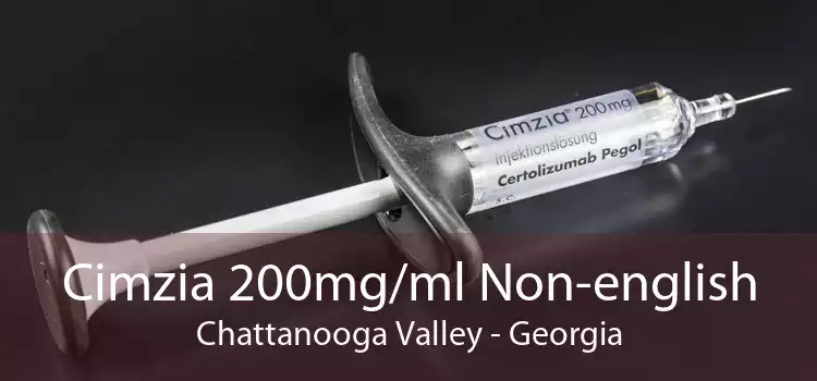 Cimzia 200mg/ml Non-english Chattanooga Valley - Georgia
